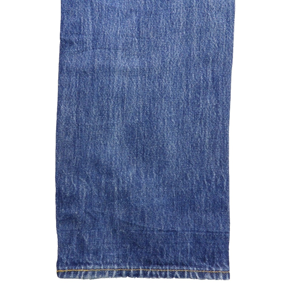 Levi 501 Original Button Fly Jeans Men 34x34 Medium Wash Blue Denim Classic Pant - Picture 16 of 16